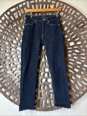 💙 Banana Republic Straight Leg Jeans Women’s 26P Dark Wash Stretch Denim 💙